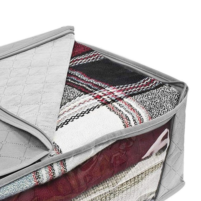 Grey Foldable Storage Bags Grey Foldable Storage Bags