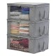 Grey Foldable Storage Bags Grey Foldable Storage Bags
