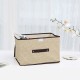 Beige Storage Boxes Set of Two Beige Storage Boxes Set of Two