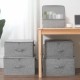 Grey Storage Box with Zipper Grey Storage Box with Zipper