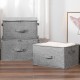 Grey Storage Box with Zipper Grey Storage Box with Zipper