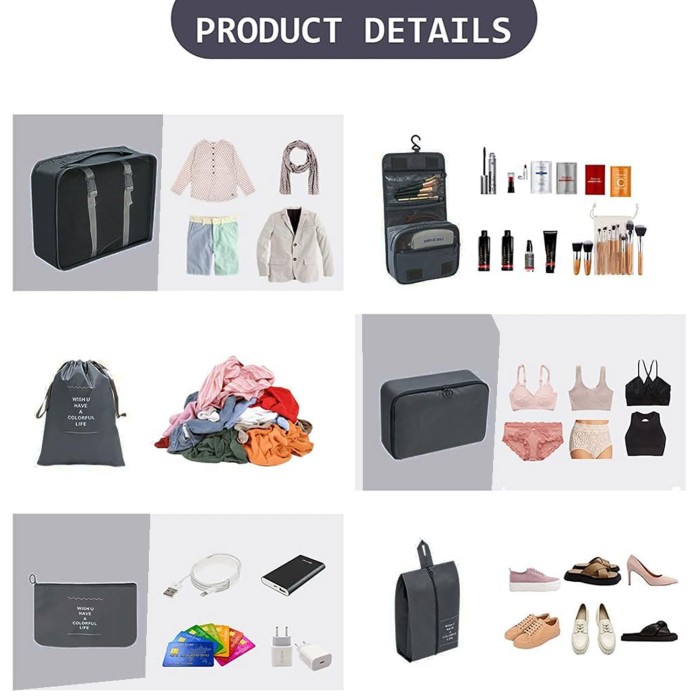 Suitcases Packing Cubes Set Suitcases Packing Cubes Set