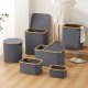 Grey Foldable Laundry Baskets and Boxes Grey Foldable Laundry Baskets and Boxes