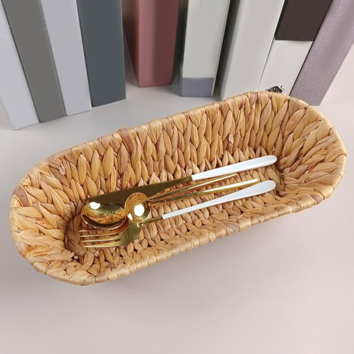 Straw Slim Storage Basket Straw Slim Storage Basket