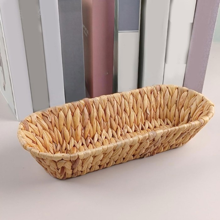 Straw Slim Storage Basket Straw Slim Storage Basket