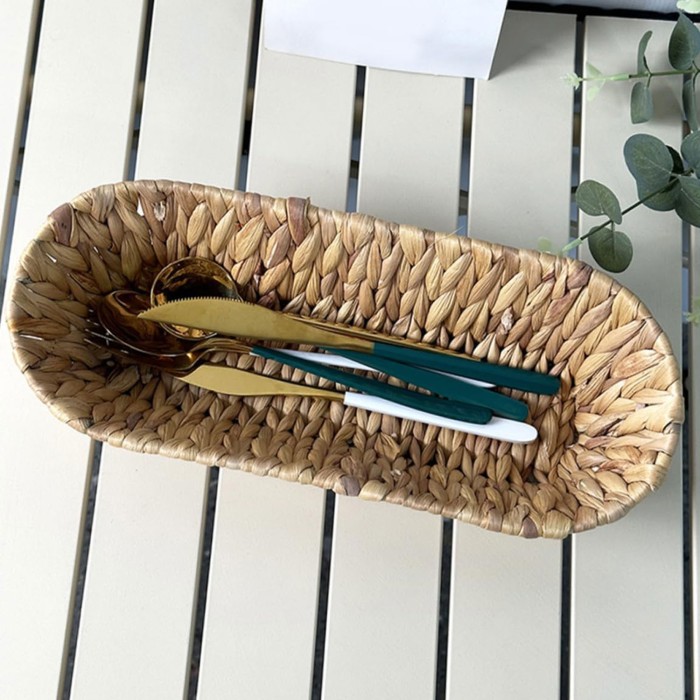 Straw Slim Storage Basket Straw Slim Storage Basket