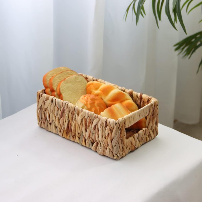Straw Handwoven Rectangular Basket Straw Handwoven Rectangular Basket