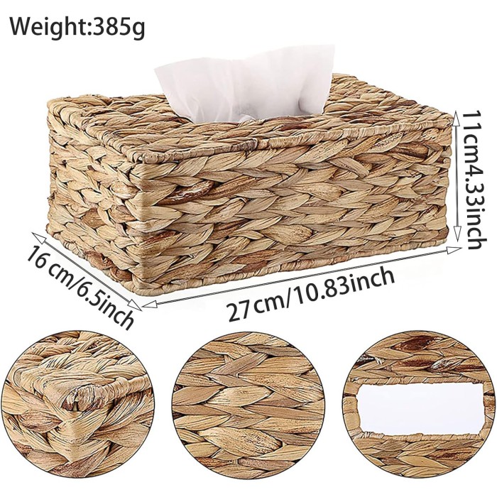 Straw Rectangular Tissue Box Straw Rectangular Tissue Box